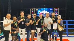 Luar Biasa, Atlet MMA Pasmar 3, Raih Medali Emas Pada KASAL BELT 2025 di Bali
