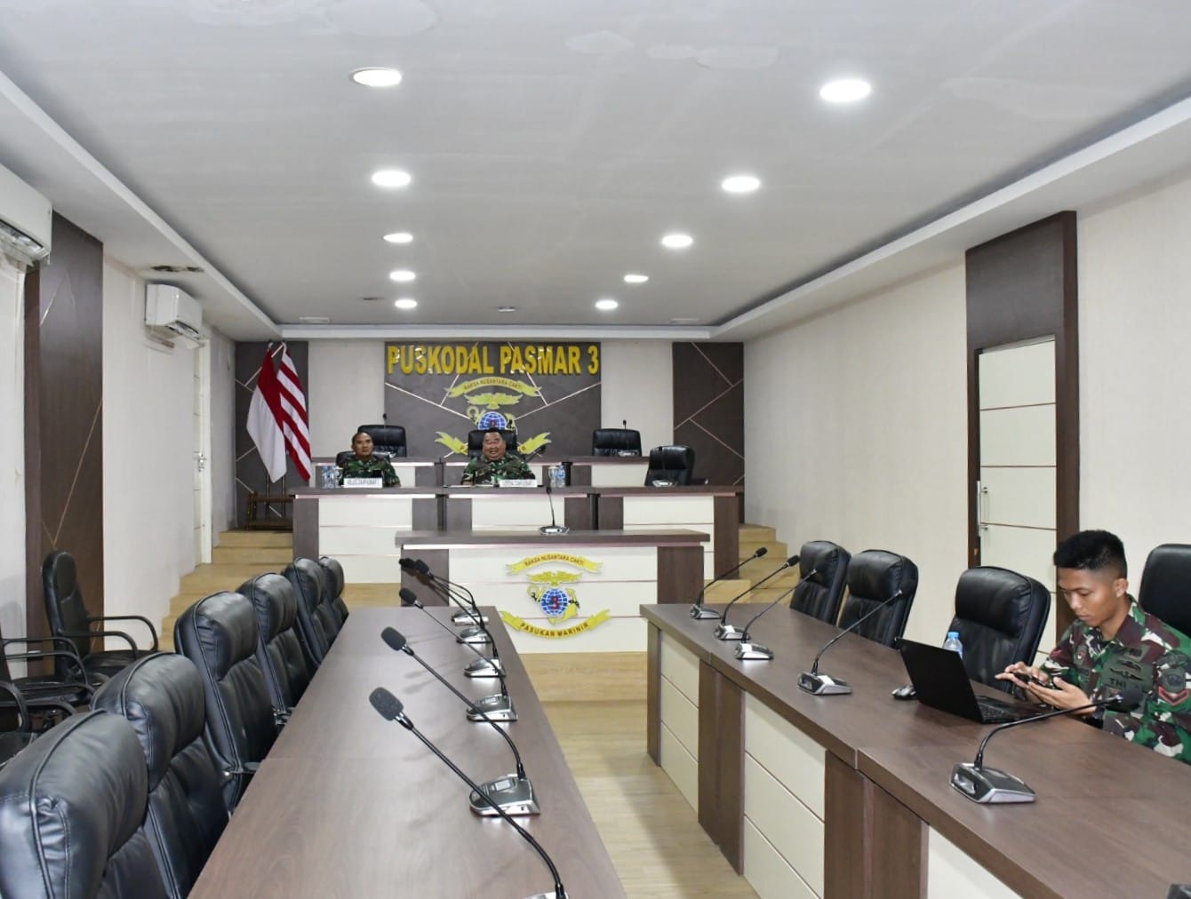 Asrena Danpasmar 3, Ikuti Vicon Verifikasi Pembangunan Rumah Susun Dan Rumah Khusus