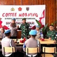 Jalin Sinergitas TNI dan Polri Tetap Kompak Anggota Kodim Lakukan Coffee Morning Bersama Anggota Provos Polres Jalin Sinergitas TNI dan Polri Tetap Kompak Anggota Kodim Lakukan Coffee Morning Bersama Anggota Provos Polres