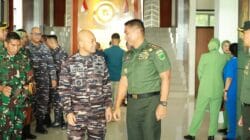 Perkuat Sinergi TNI, Koarmada III, Menerima Kunjungan Kehormatan Pangdam XVIII/Kasuari