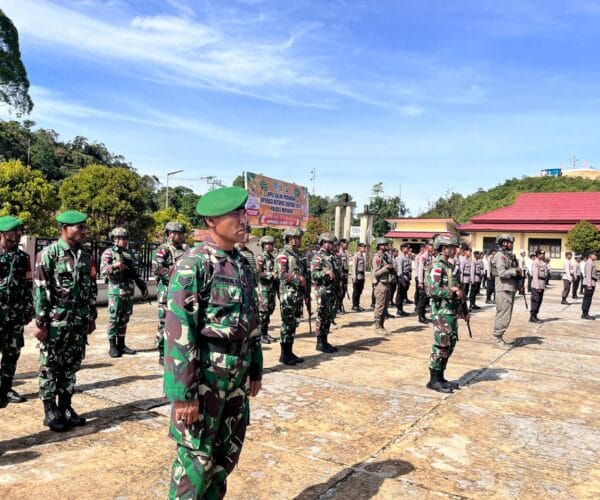 Polres Maybrat, Gelar Apel Pasukan Operasi Ketupat Dofior 2025