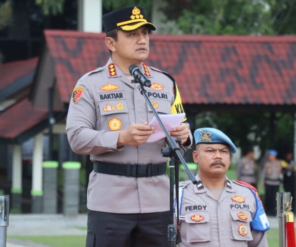 Kapolresta Tangerang, Pimpin Apel Gelar Ops Ketupat Maung 2025