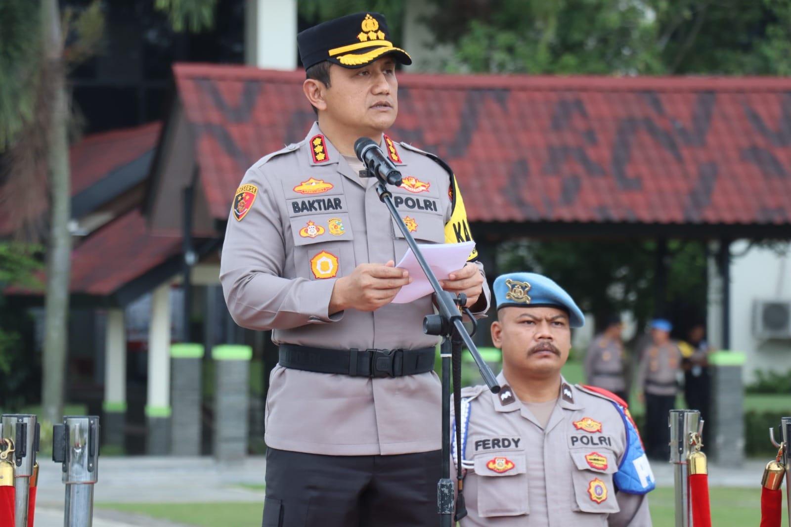 Kapolresta Tangerang, Pimpin Apel Gelar Ops Ketupat Maung 2025