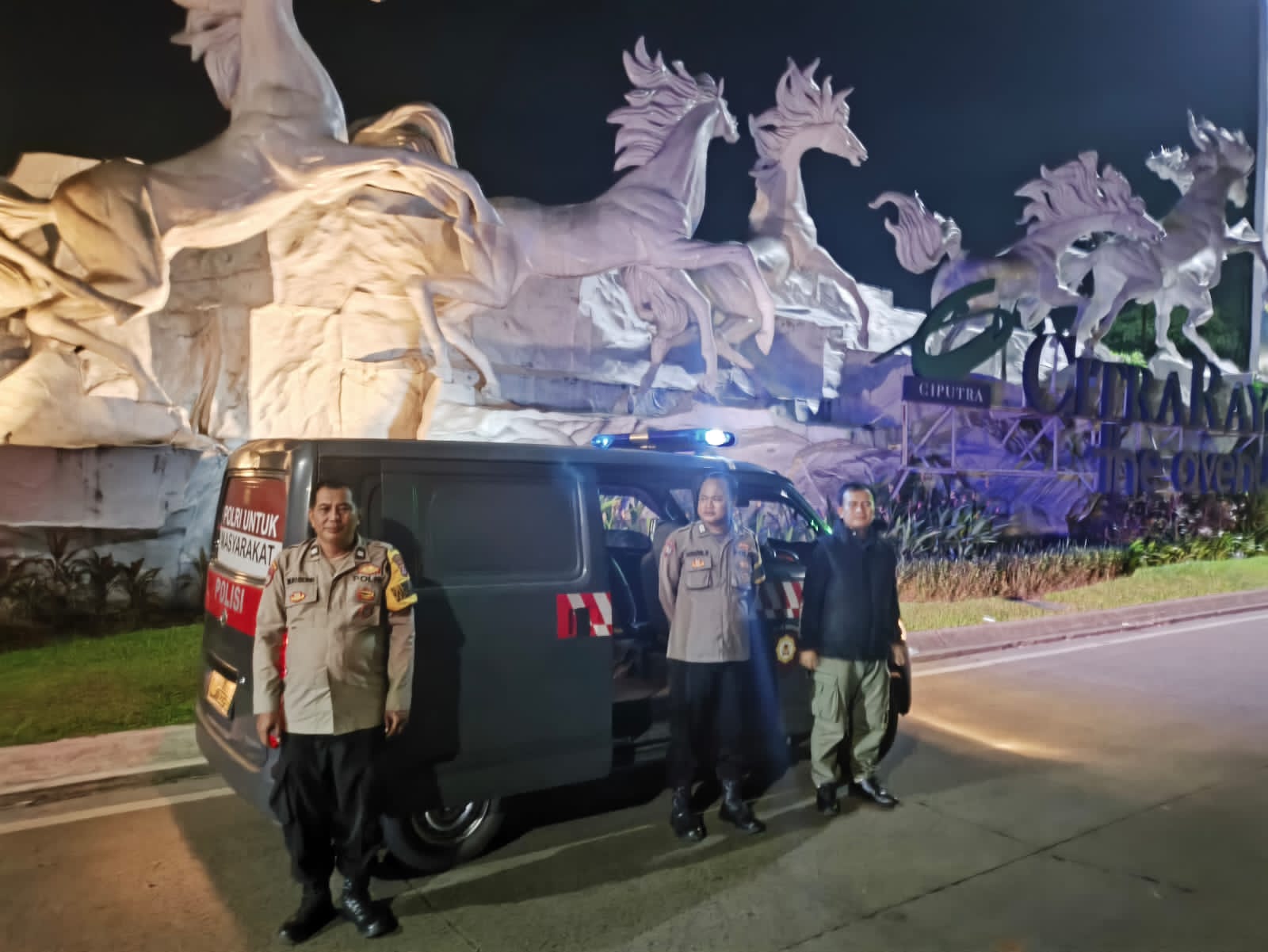 Polsek Cikupa, Gelar Patroli Mobile, Antisipasi Gangguan Kamtibmas di Kawasan Tunas Bitung