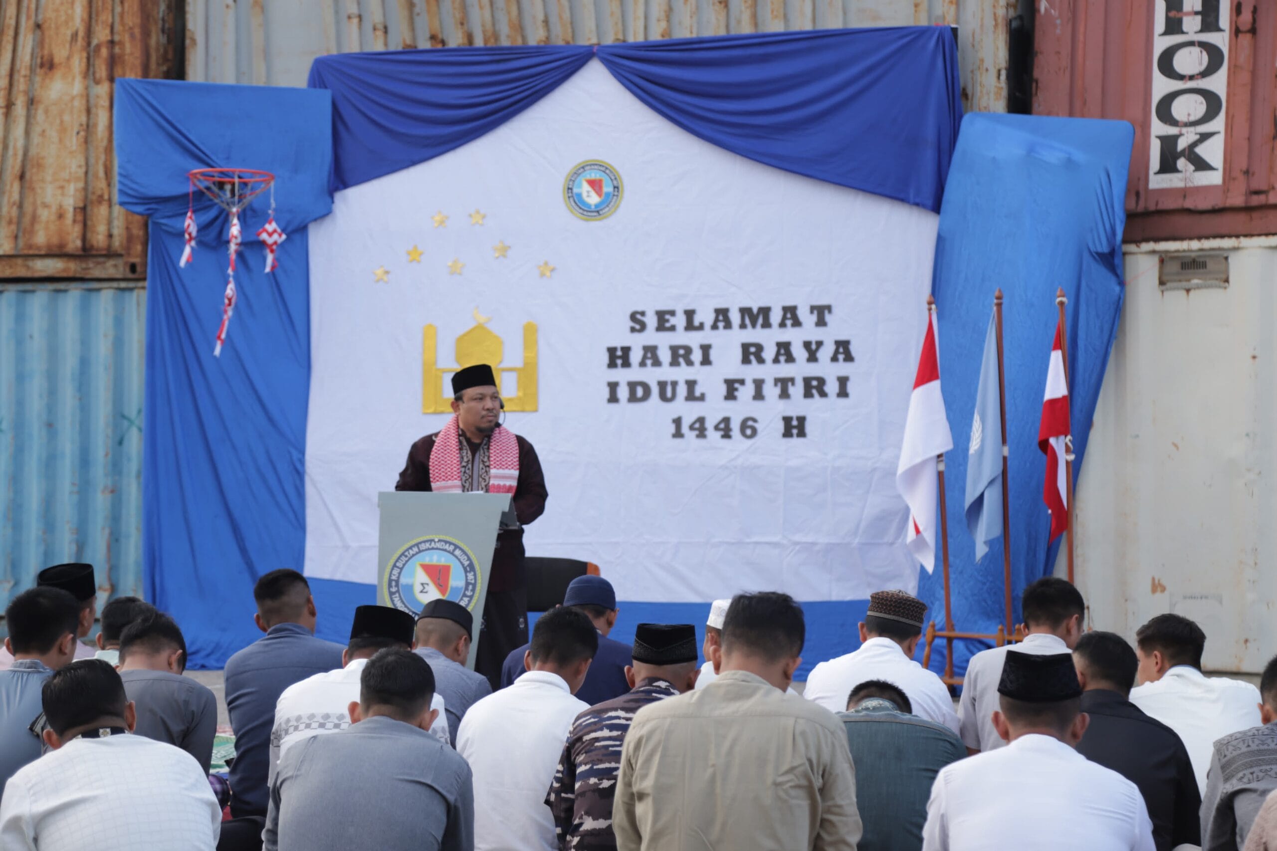 Perayaan Idul Fitri Satgas MTF TNI Konga XXVIII-P/UNIFIL di Daerah Operasi