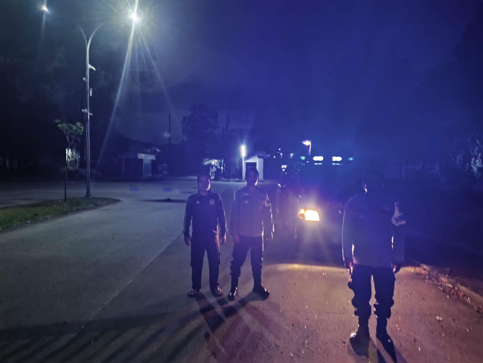 Personil Polsek Cikupa, Gelar Ops Cipkon untuk Antisipasi Gangguan Kamtibmas