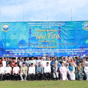 Rayakan Hari Kemenangan, Lantamal XIV Gelar Sholat Idul Fitri 1 Syawal 1446 H