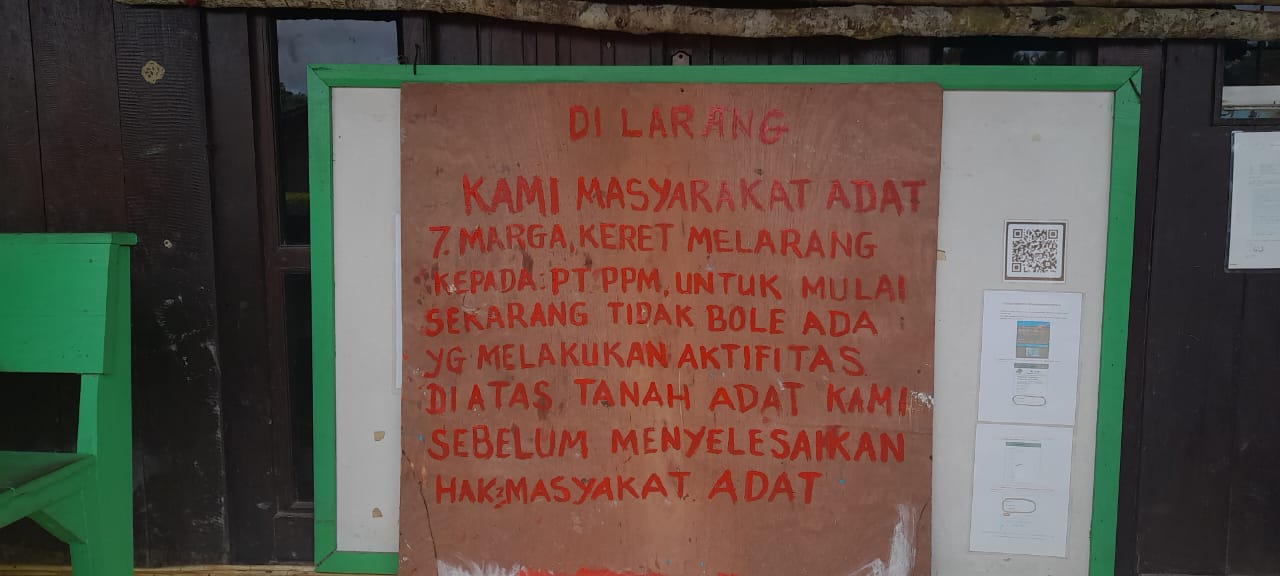 Pascapergantian Kepemimpinan di ANJ Grup, Masyarakat Imeko Lakukan Pemalangan untuk Meminta Kepastian Informasi