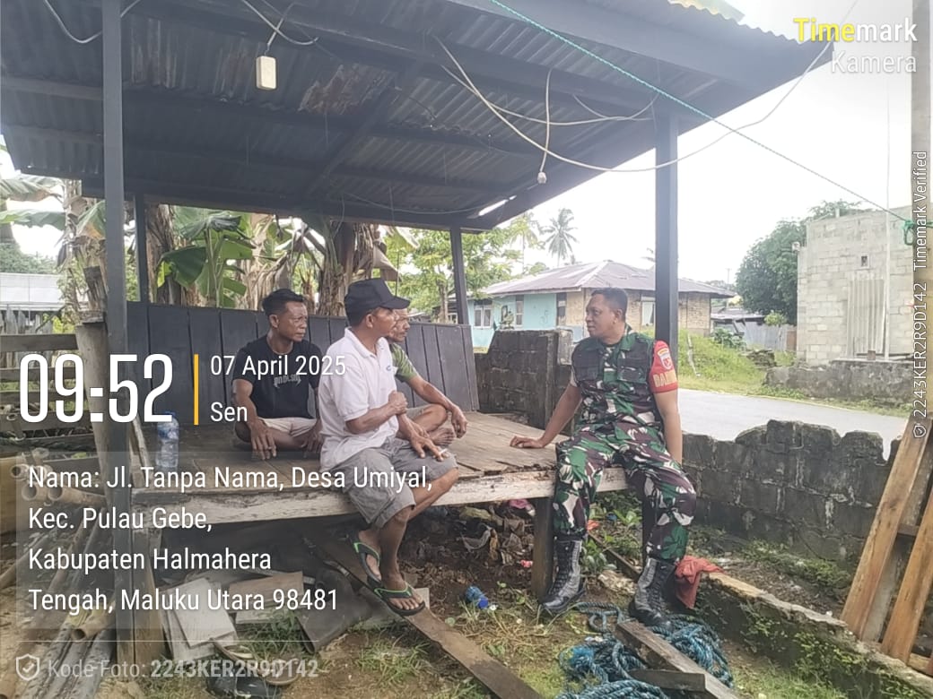 Melalui Komsos Babinsa Desa Umiyal Ramil 1512-03/Gebe berikan Ilmu yang sangat bermanfaat