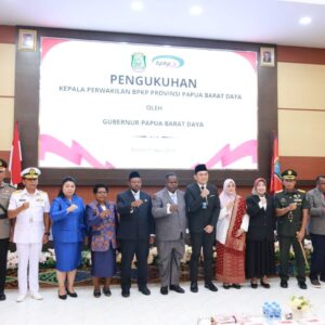 Pengukuhan Kepala Perwakilan BPKP Provinsi Papua Barat Daya