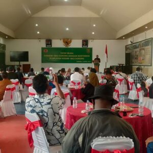 Pererat Sinergi, Dandim 1802/Sorong Gelar Tatap Muka Bersama Wartawan di Kota Sorong