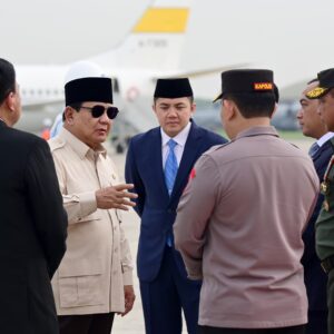 Panglima TNI Sambut Kedatangan Presiden RI Usai Lawatan ke Timur Tengah
