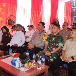 Kapolresta Tangerang Dampingi Kapolda Banten dalam Vidcon Gerakan Tanam Padi Serentak Bersama Presiden RI