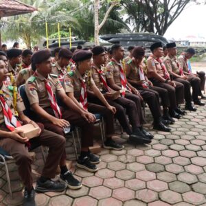 Bangun Generasi Maritim Berwawasan Kebaharian, Lantamal XIV Gelar Apel Saka Bahari