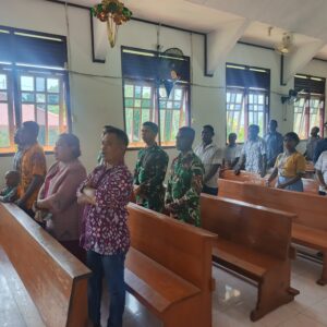 Satgas 312/KH Teguhkan Iman di Tanah Papua Satgas 312/KH Teguhkan Iman di Tanah Papua