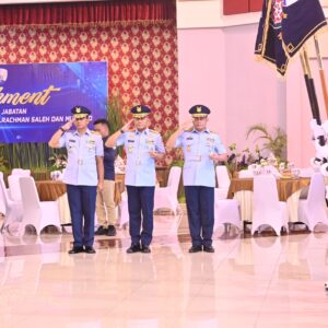 Danlanud Sultan Hasanuddin Hadiri Serah Terima Jabatan Tiga Komandan Pangkalan TNI AU Di Jajaran Koops Udara II