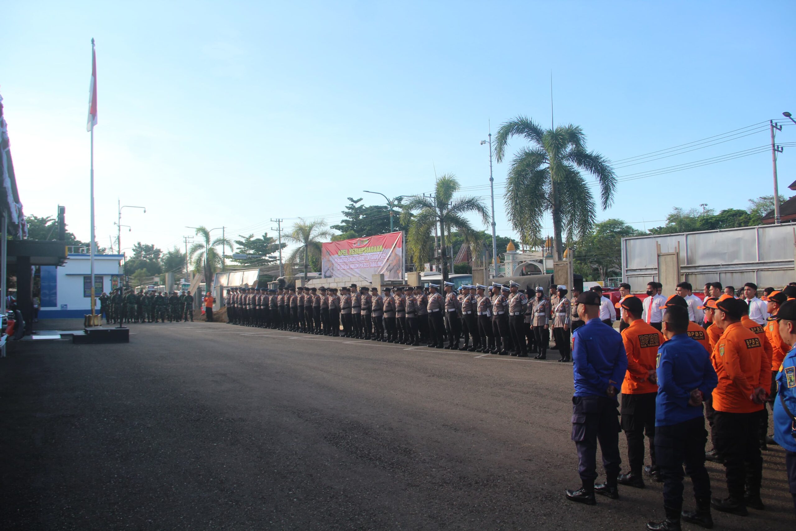Wakapolres Tabalong Pimpin Apel Karhutla, Kodim 1008 Siap Dukung