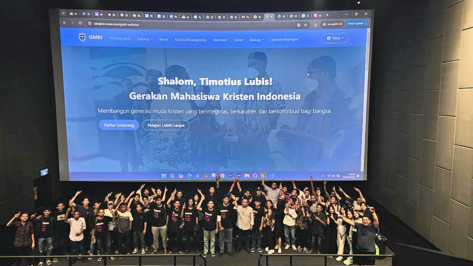 Timotius Lubis si Caketum UMKM, luncurkan prototipe Website Canggih GMKI