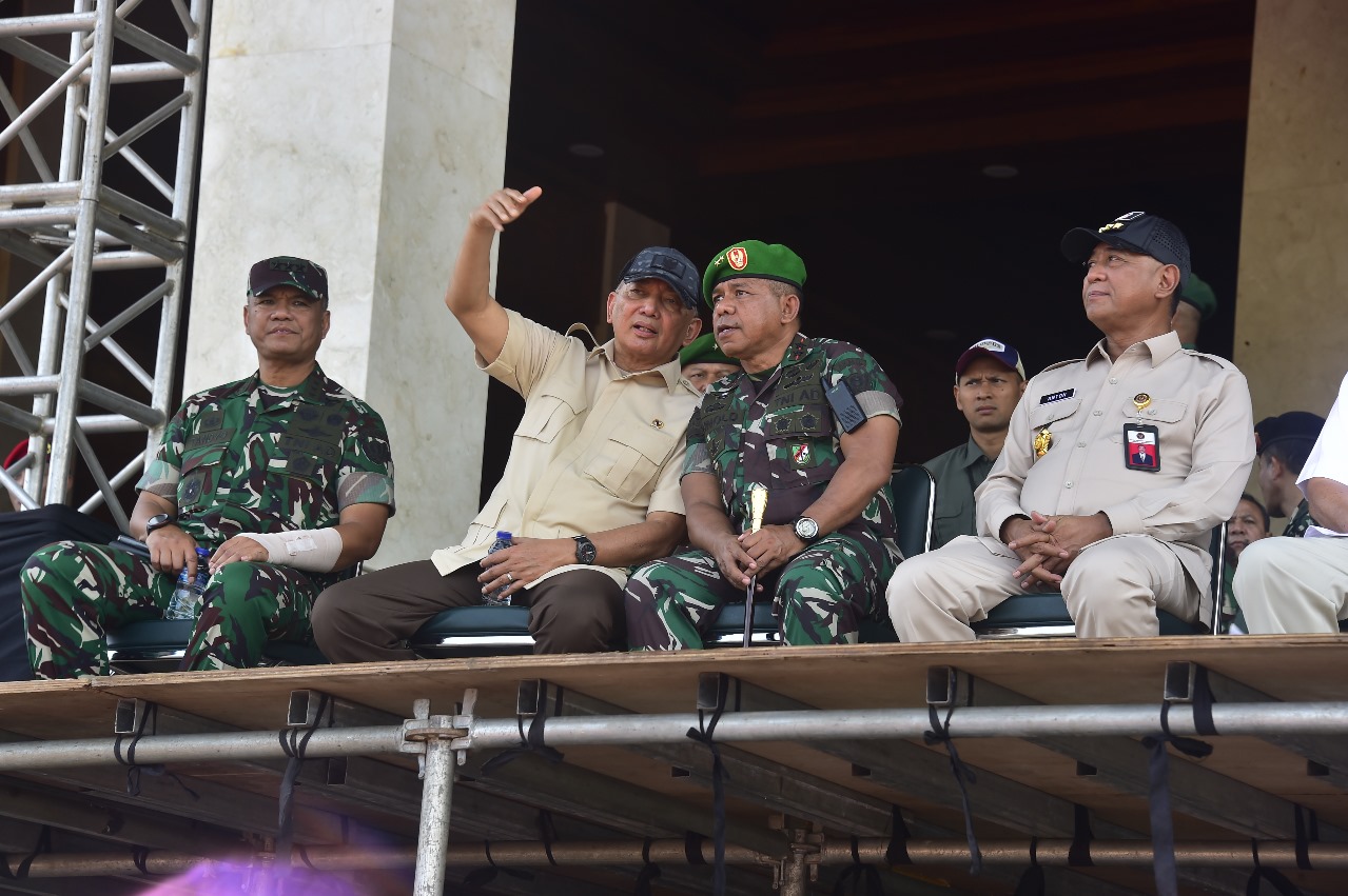 Menhan Tinjau Kesiapan Kunjungan Presiden RI dan Presiden Prancis ke Akademi Militer