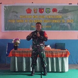 Satgas TMMD Berikan Penyuluhan Bahaya Terorisme dan Radikalisme di SMA Negeri 3 Halmahera Barat Satgas TMMD Berikan Penyuluhan Bahaya Terorisme dan Radikalisme di SMA Negeri 3 Halmahera Barat