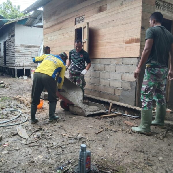 Satgas TMMD Kodim 1002 HST Gesa Rehab RTLH Demi Warga Layak Huni
