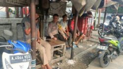 Bhabinkamtibmas Desa Sukanagara Sambangi Ojek Pangkalan Bonen, Pererat Silaturahmi dan Himbau Harkamtibmas