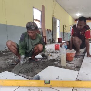 Rehabilitasi Gereja Katolik St. Paulus Capai 75 Persen Dalam Program TMMD Kodim 1710/Mimika Rehabilitasi Gereja Katolik St. Paulus Capai 75 Persen Dalam Program TMMD Kodim 1710/Mimika