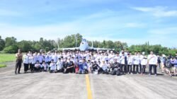 Ribuan Siswa Antusias Ikuti Kunjungan Kedirgantaraan di Lanud Sultan Hasanuddin