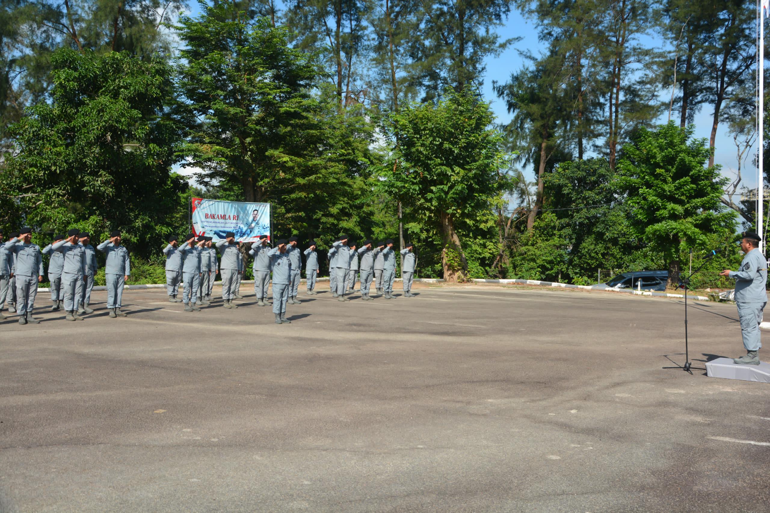 Zona Bakamla Barat Gelar Latihan Bidang Pertahanan dan Keamanan TA 2025