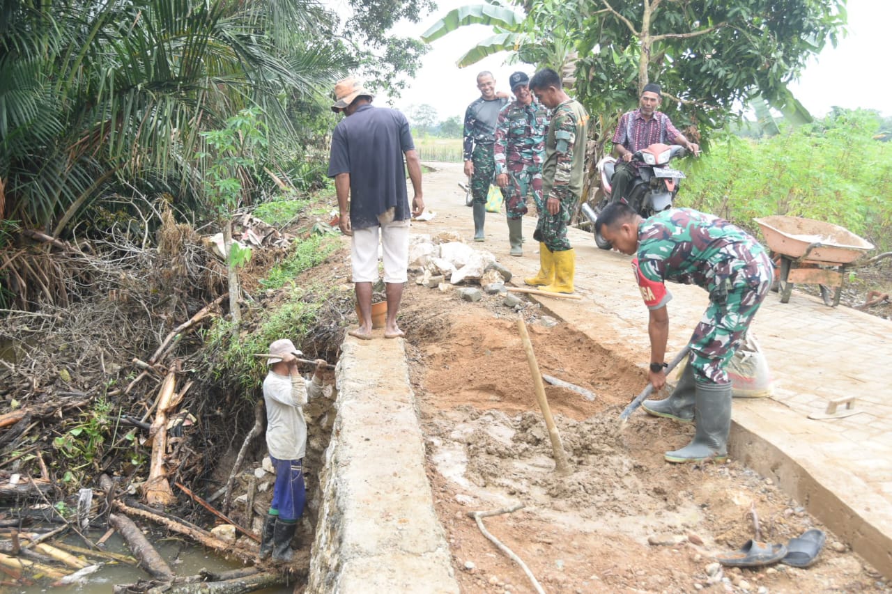H-3 Penutupan TMMD ke-124, Jalan Utama 1030 Meter Hampir Rampung