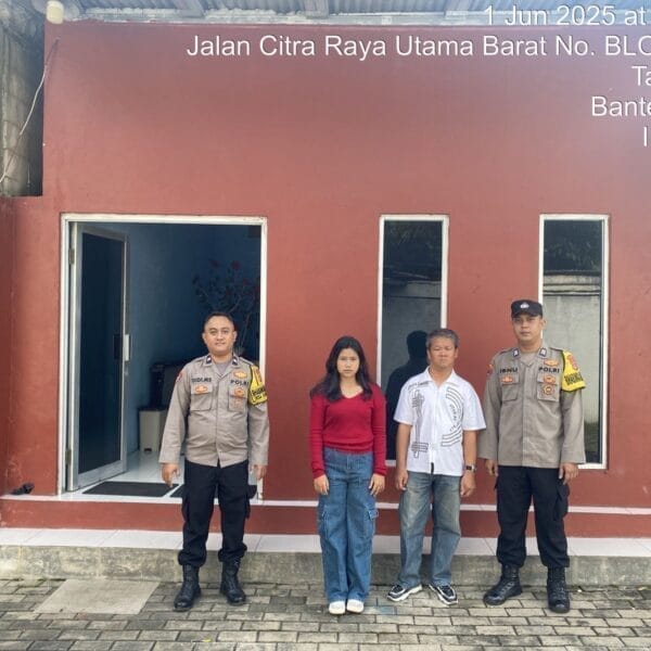 Polsek Cikupa Amankan Ibadah Kebaktian Minggu Sejumlah Gereja di Wilayah Hukumnya