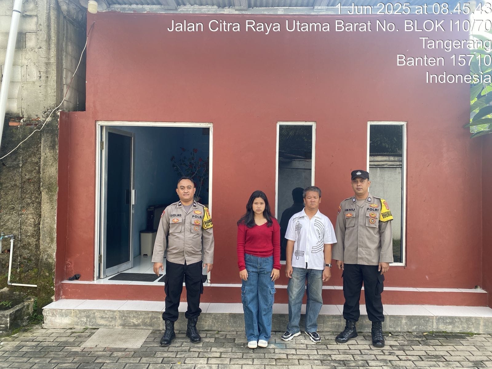 Polsek Cikupa Amankan Ibadah Kebaktian Minggu Sejumlah Gereja di Wilayah Hukumnya
