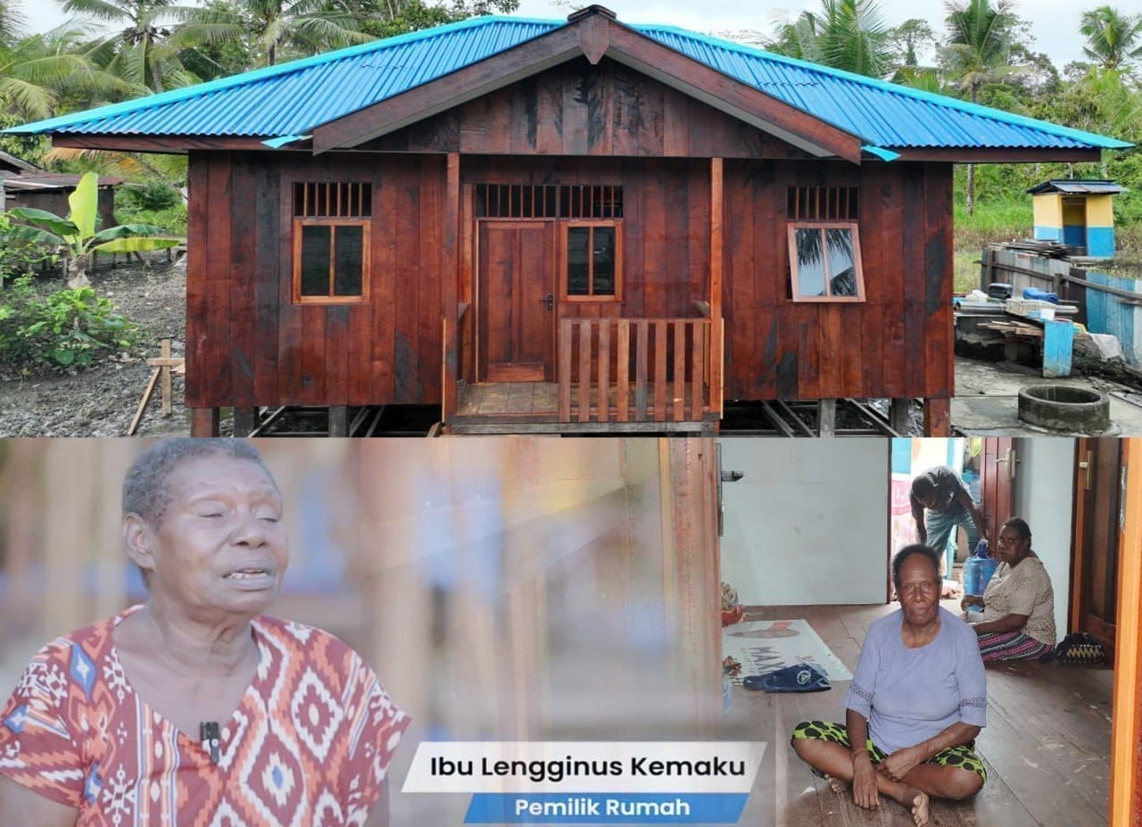Dari Tangis Menjadi Tawa, Bantuan Rumah Satgas TMMD Mengubah Kehidupan