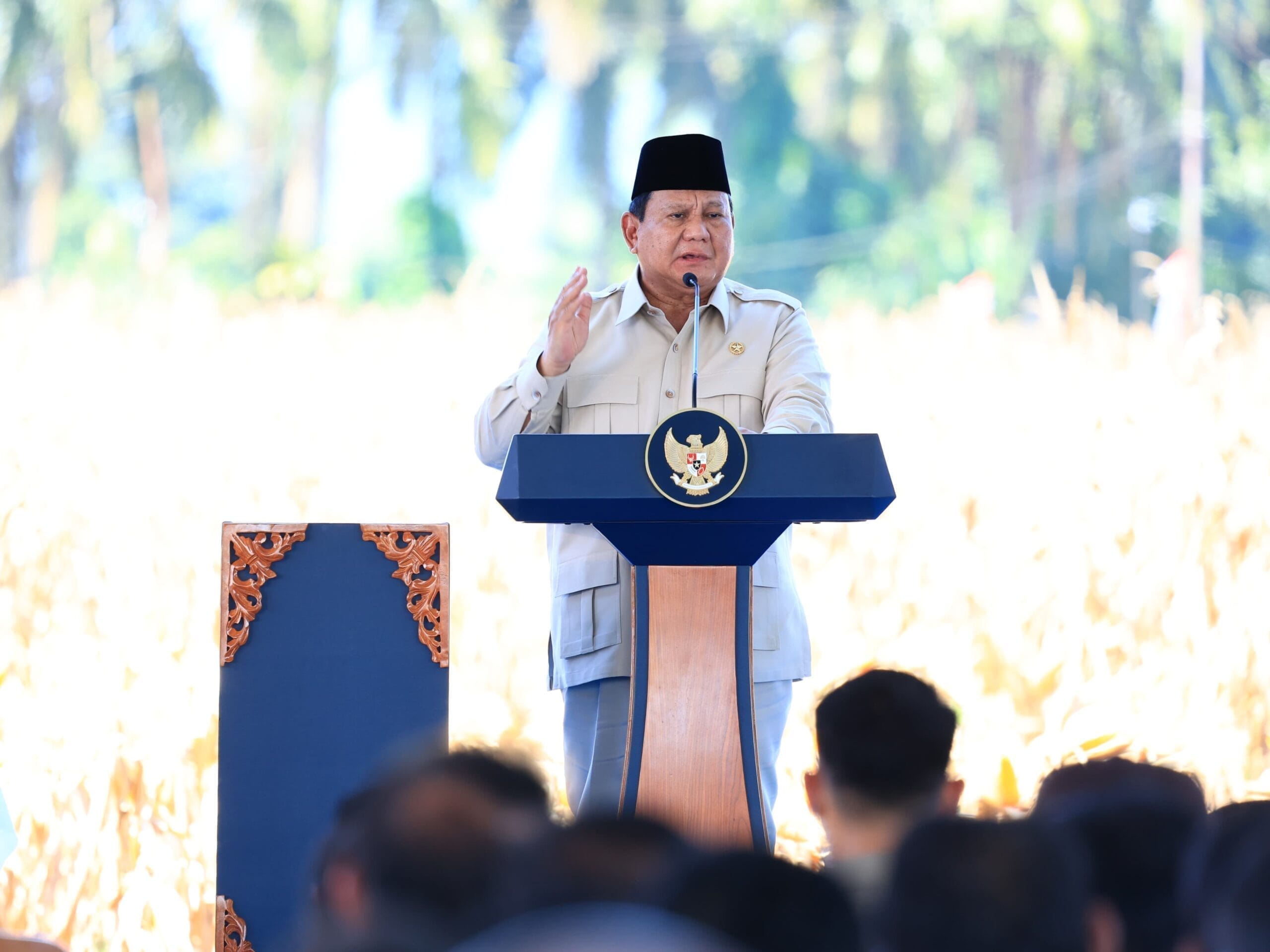 Presiden Prabowo Senang Panen Raya Jagung Inisiasi Polri Berhasil
