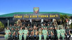 Pangdam XVIII/Kasuari Kunjungi Yonif 762/Vys, Tegaskan Komitmen Pembinaan Prajurit dan Keluarga Besar TNI