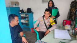 Bhabinkamtibmas Desa Cibadak Laksanakan Sambang kepada Security PT Buana Kreasi