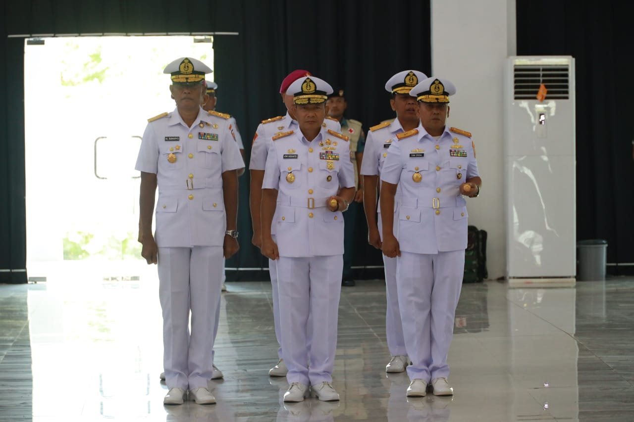 Lantamal XIV Dukung Estafet Kepemimpinan di Koarmada III