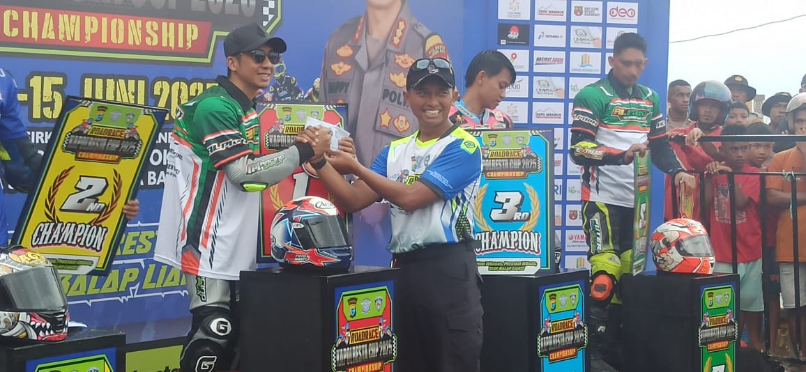 Danyonmarhanlan XIV Sorong Dukung Penuh Road Race Kapolresta Cup 2025