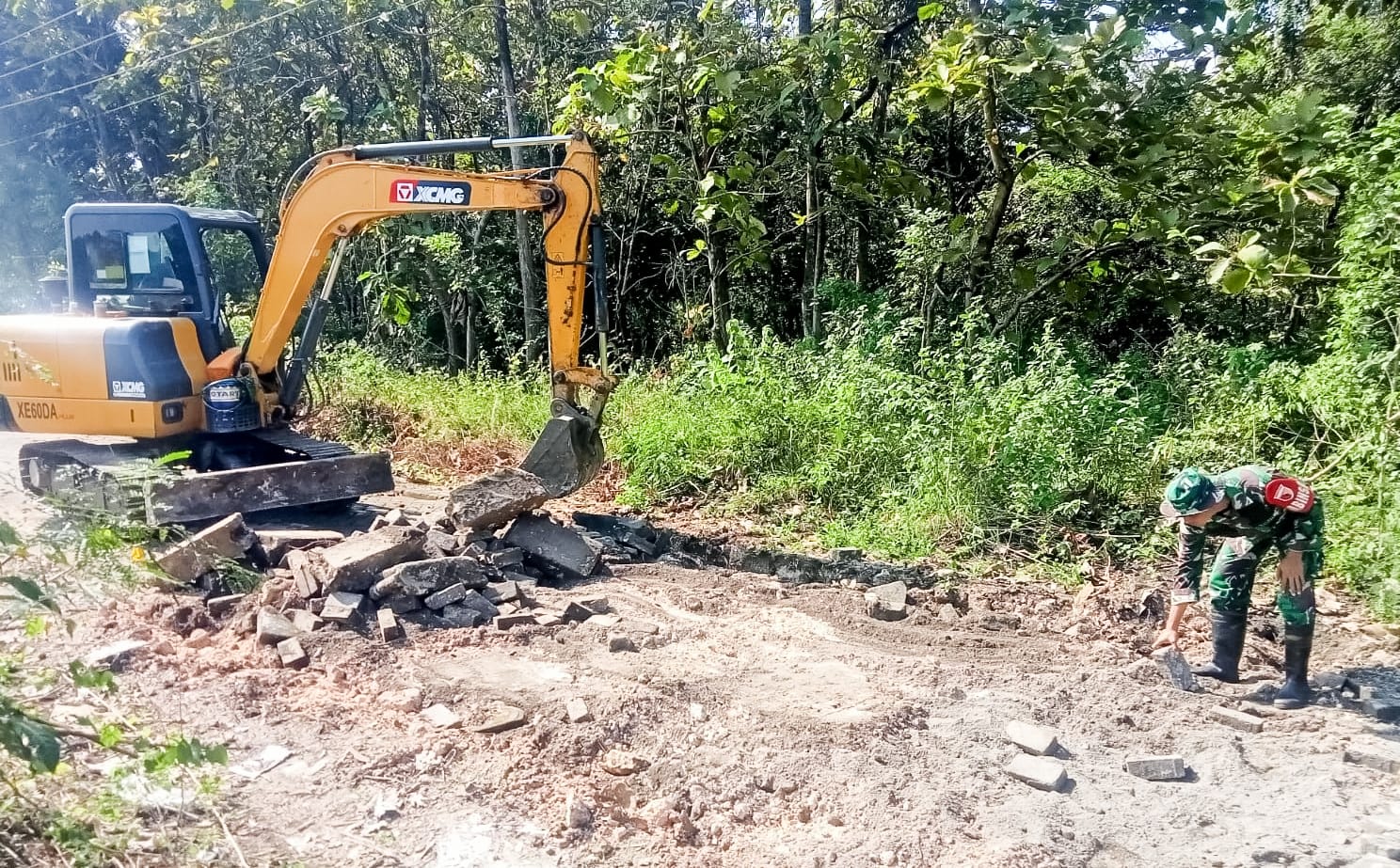 Pra- TMMD ke- 125 Bojonegoro di Desa Soko Temayang Telah Dimulai