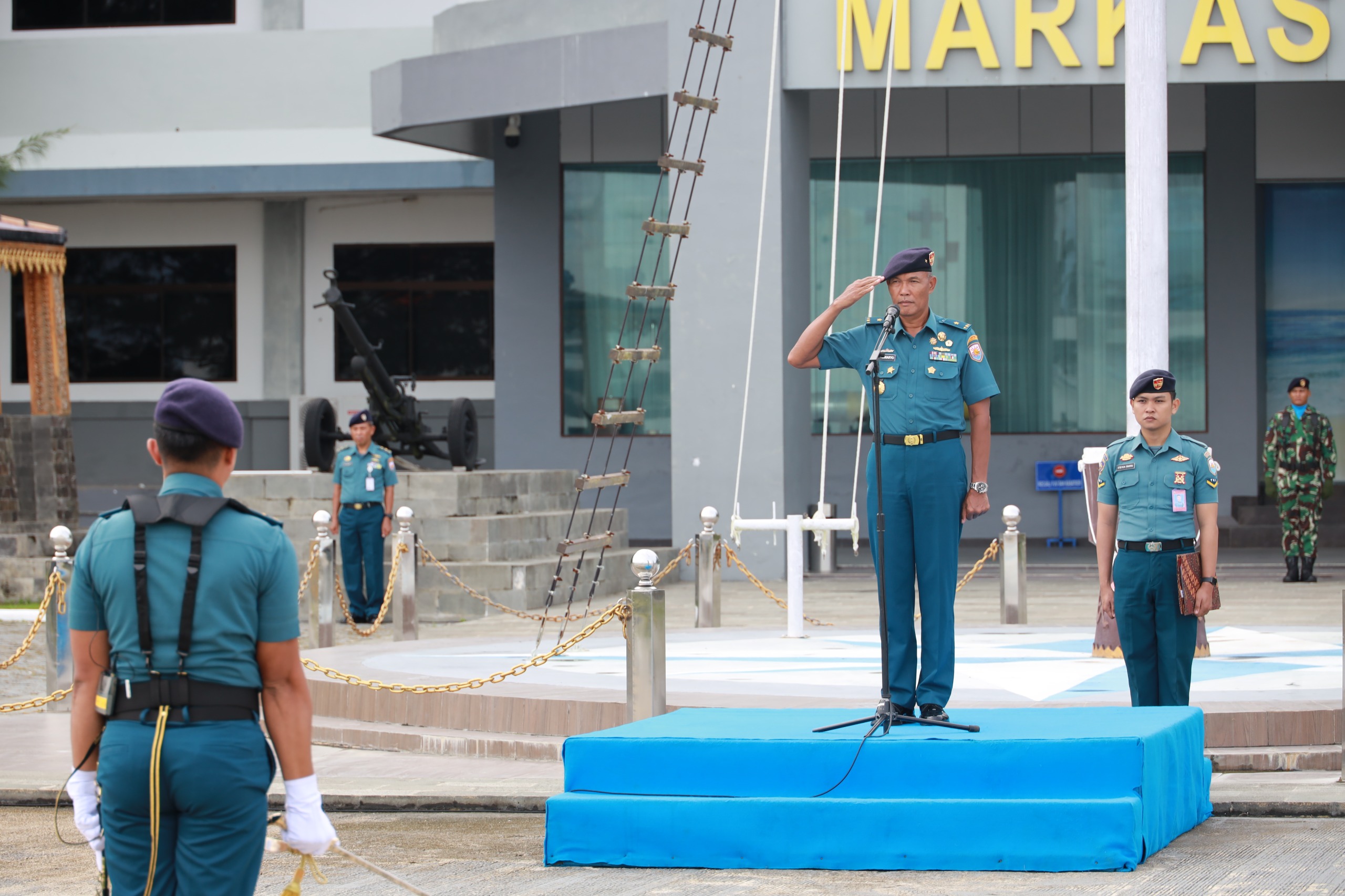 Jadi Irup 17-an, Ir Koarmada III Bacakan Amanat Pangkoarmada RI: Teruskan Perjuangan Para Pahlawan demi Keutuhan Bangsa