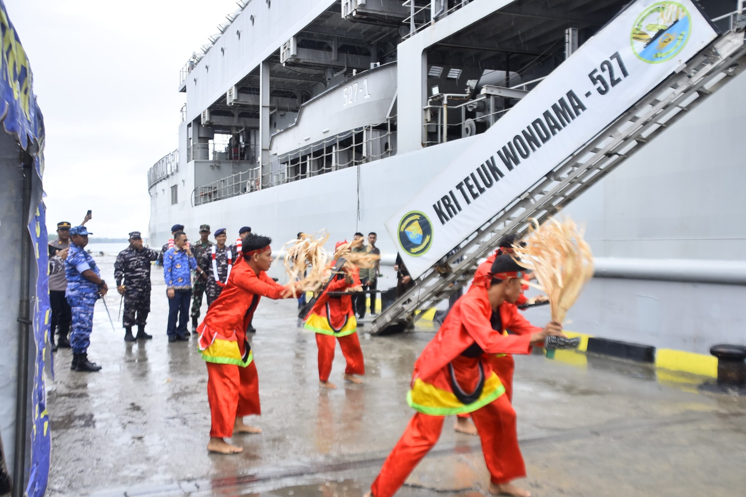 Satgas Trisila TNI AL 2025 Tiba di Morotai, Disambut Hangat Pemda dan Masyarakat