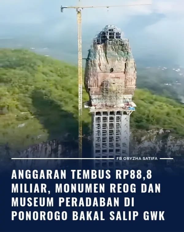 Ambisi Besar Ponorogo: Monumen Reog Siap Pecahkan Rekor Patung Tertinggi