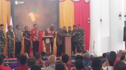 Dandim 1710/Mimika Hadiri Kegiatan Peluncuran Penggunaan Mimika Center Kab. Mimika TA 2025