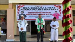 Polres Maybrat Gelar Doa Bersama Lintas Agama dalam Rangka Memperingati Hari Bhayangkara ke-79