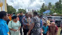 Kapolres Maybrat Mengikuti Ibadah Misa Syukur Uskup Keuskupan Timika di Paroki Santo Yosep Ayawasi