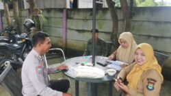 Bhabinkamtibmas Kelurahan Sukamulya Sosialisasikan Layanan Polisi 110 dan Jalin Sinergi dengan Warga