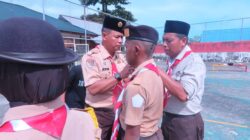 Kodim 1710/Mimika Tutup Persami Pramuka, Wujudkan Generasi Berkarakter dan Disiplin