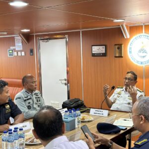 Bakamla RI Gelar Monev Patroli Bersama Yudhistira/25 di Batam Bakamla RI Gelar Monev Patroli Bersama Yudhistira/25 di Batam