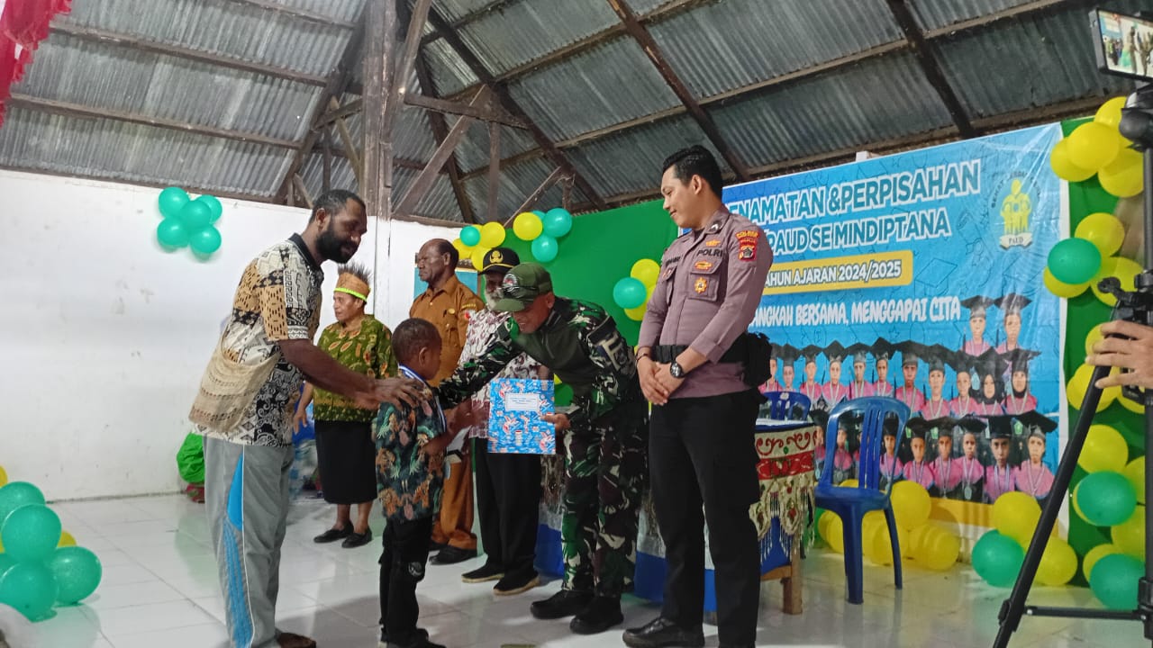 Kadis Pendidikan Boven Digoel Gandeng Satgas Yonif 126 Cakti Dukung Edukasi Calistung di Wilayah Perbatasan