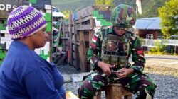 Satgas Yonif 715/Mtl Maksimalkan Layanan Kesehatan Kepada Masyarakat Puncak Jaya